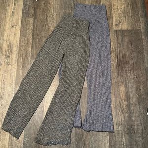 2 pair cozy flared pants